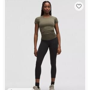 Lululemon Swift Speed High-Rise Tight 25” Black Workout Leggings Size 4